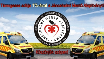 Segítse a Jánoshalmi Mentő Alapítványt